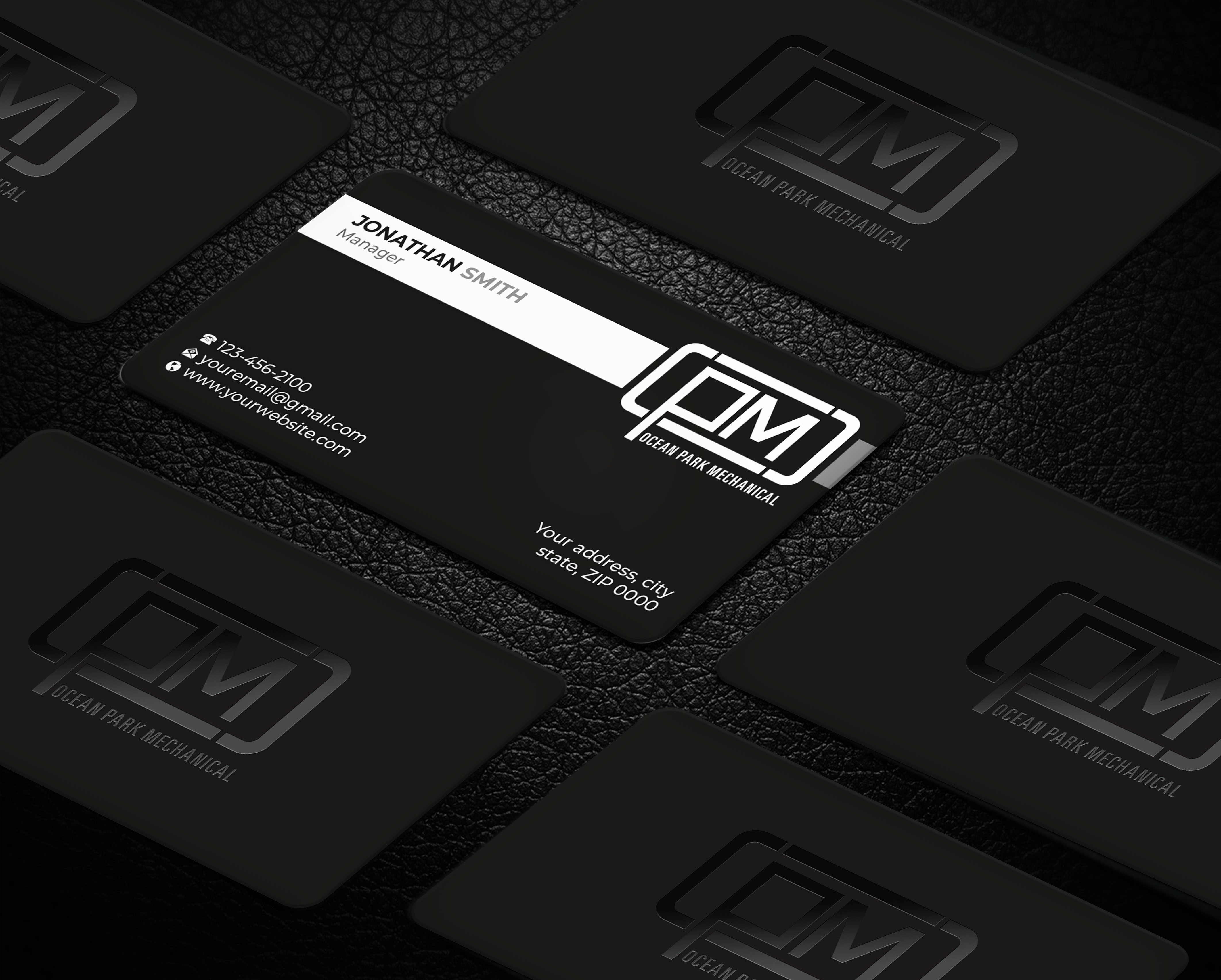 Business Card Design by Imagine design000 for Ocean Park Mechanical | Design #34203832