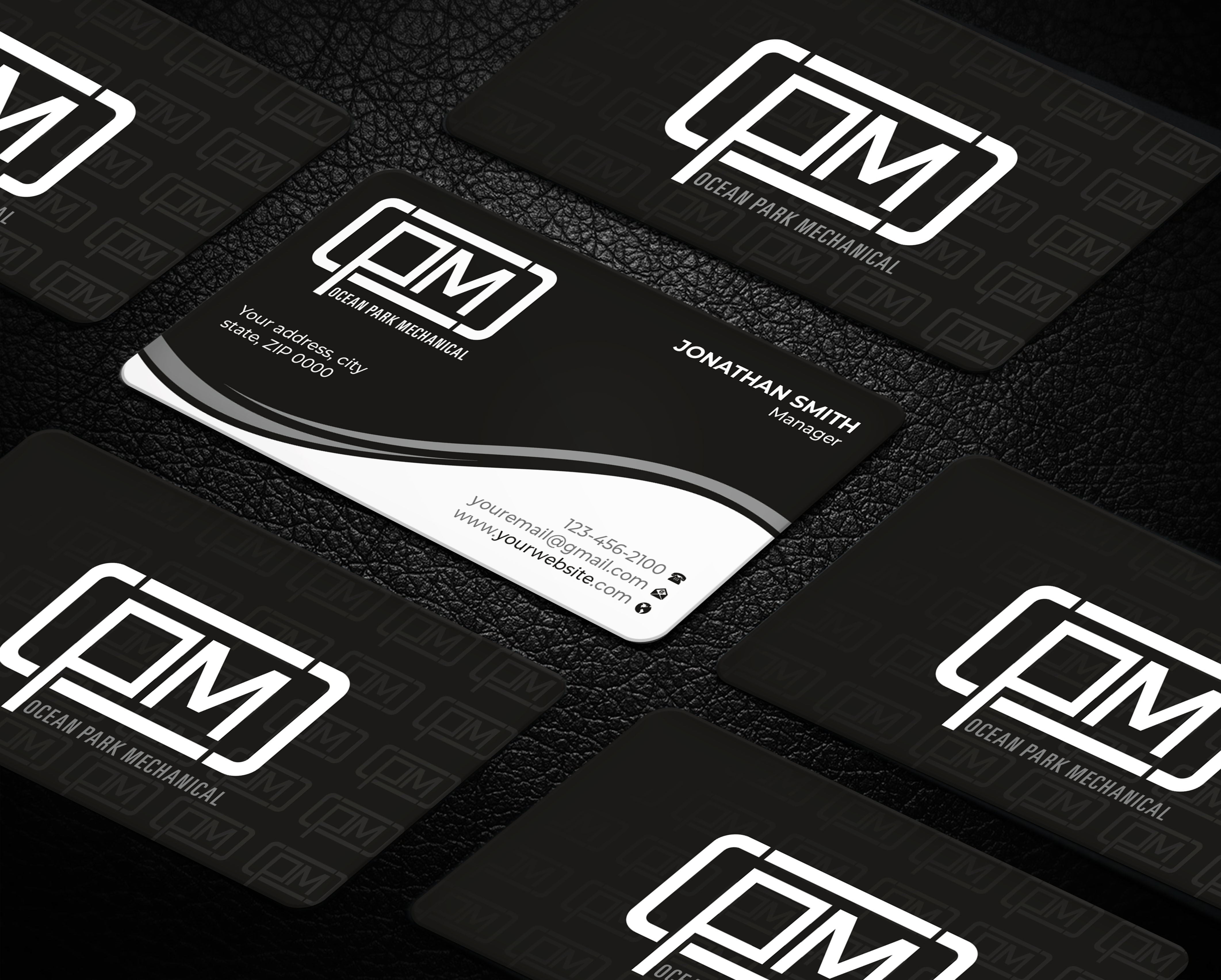 Diseño de Tarjeta de Presentación por Imagine design000 para Ocean Park Mechanical | Diseño #34203841