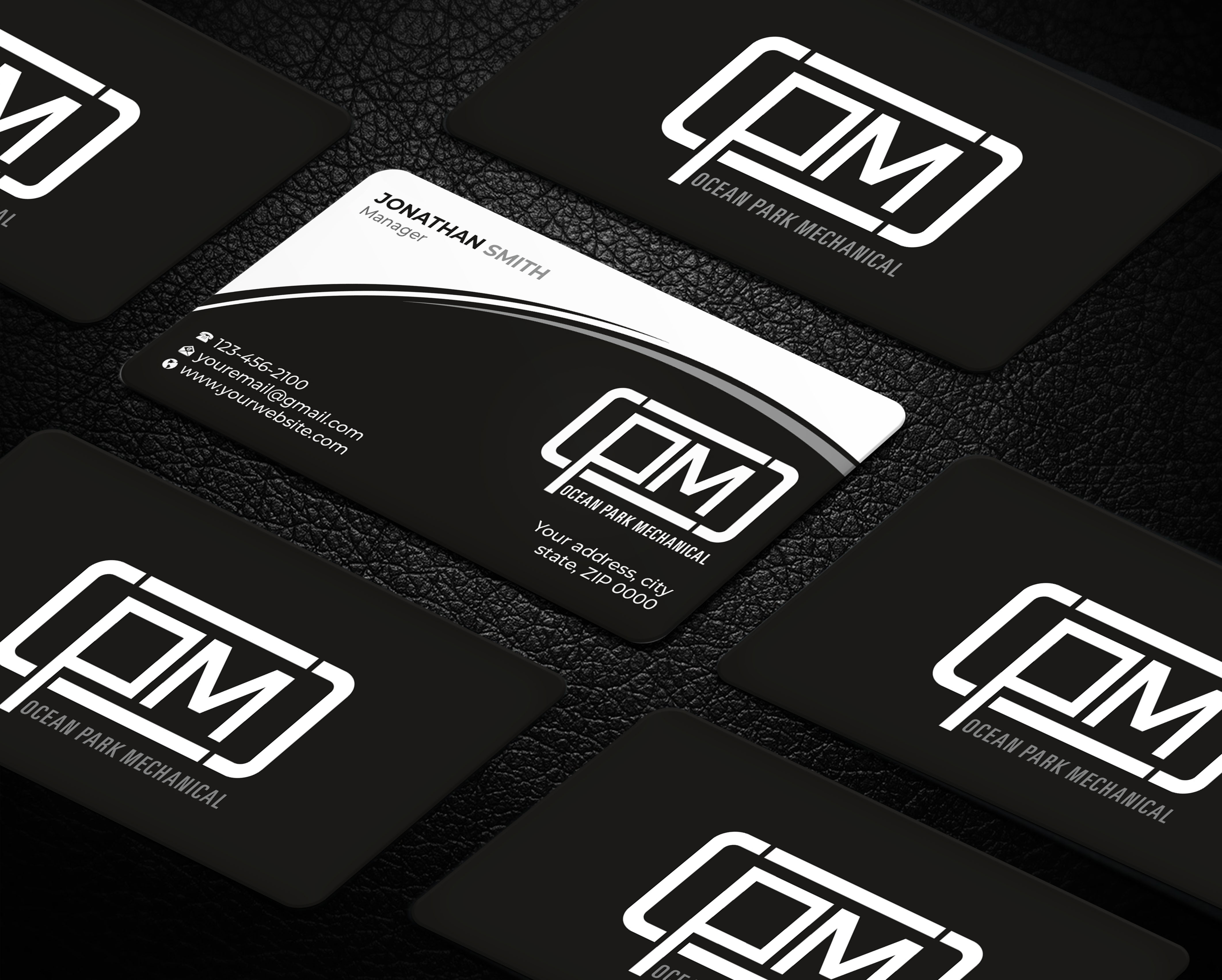 Diseño de Tarjeta de Presentación por Imagine design000 para Ocean Park Mechanical | Diseño #34203848