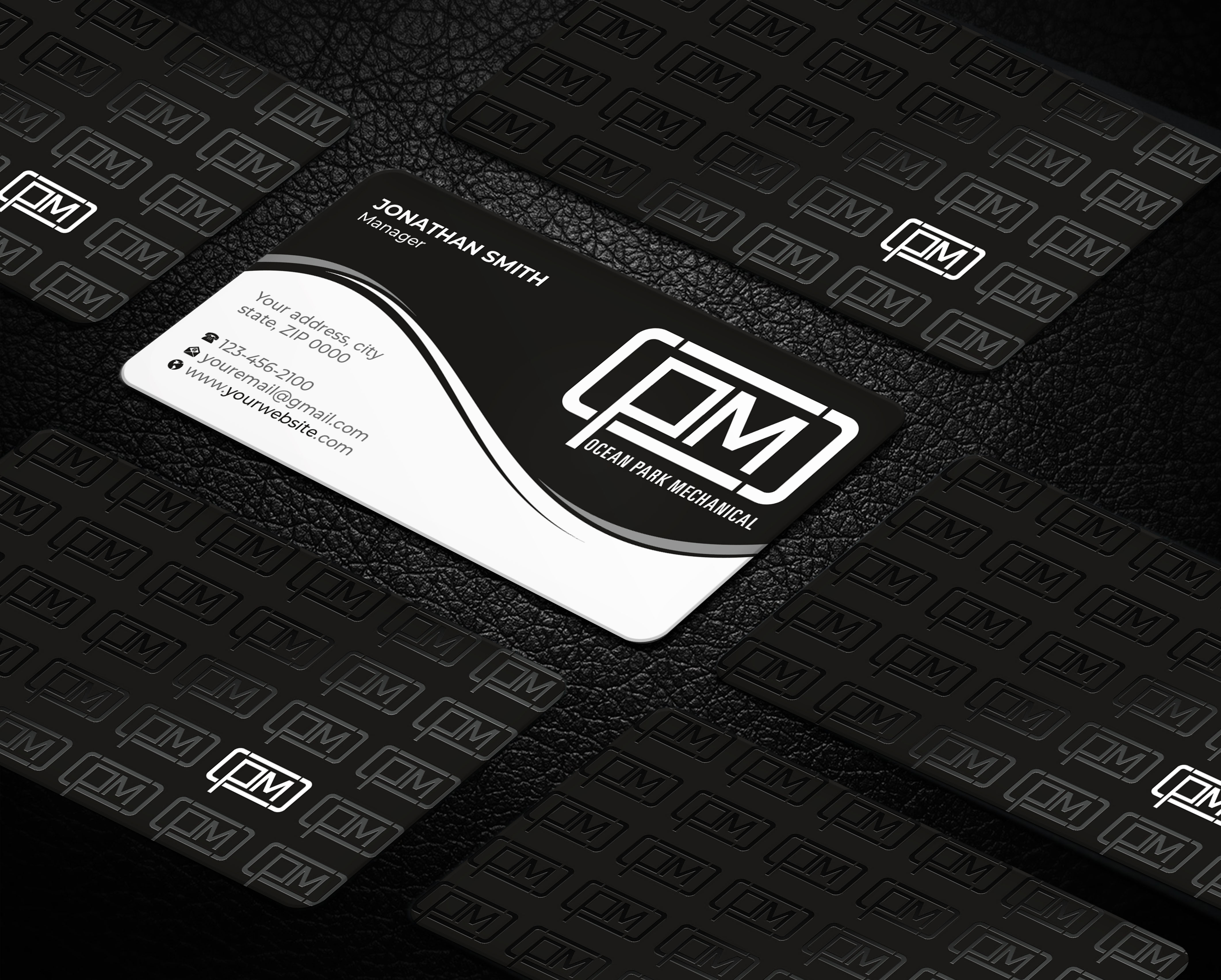 Diseño de Tarjeta de Presentación por Imagine design000 para Ocean Park Mechanical | Diseño #34203854