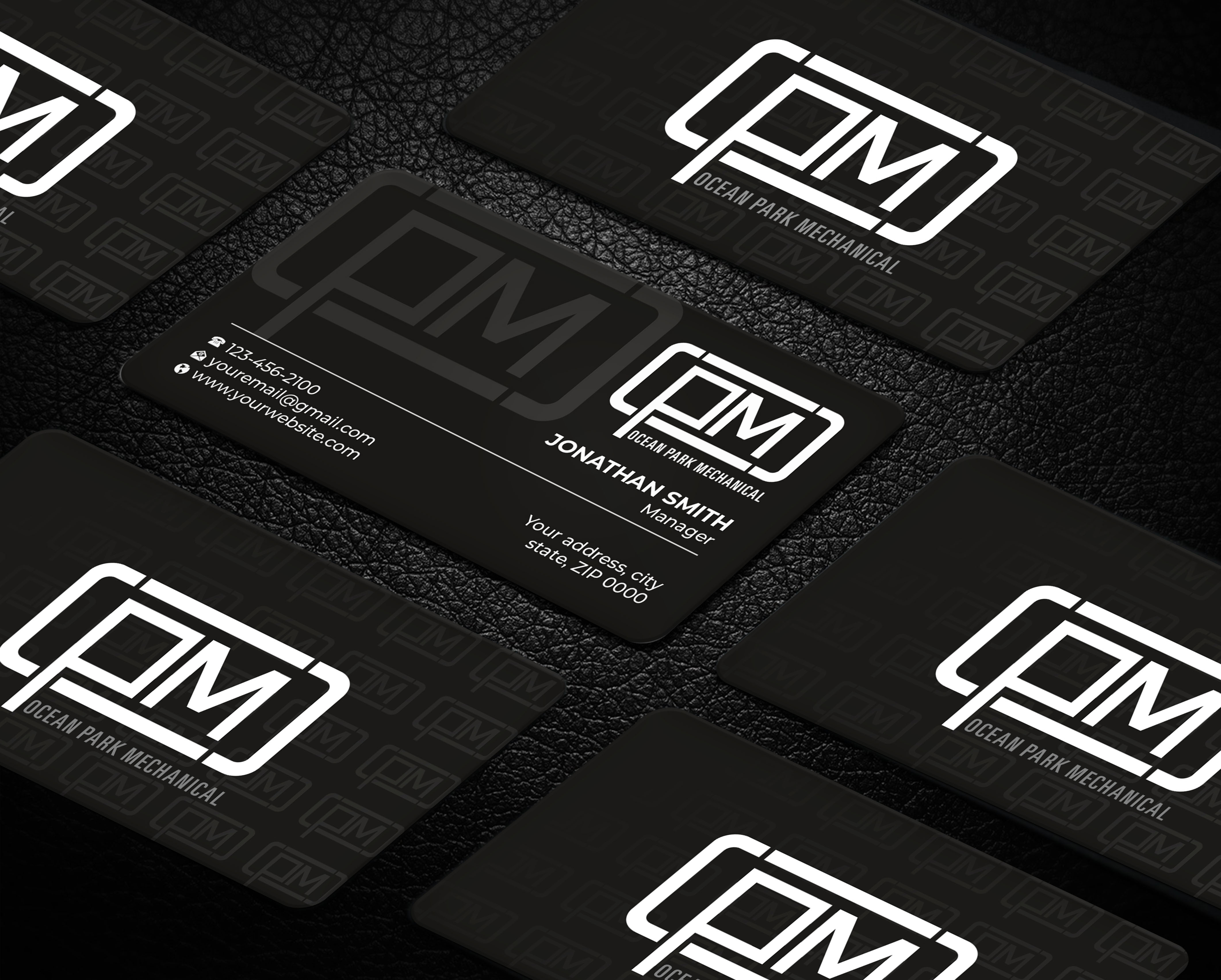 Business Card Design by Imagine design000 for Ocean Park Mechanical | Design #34203860