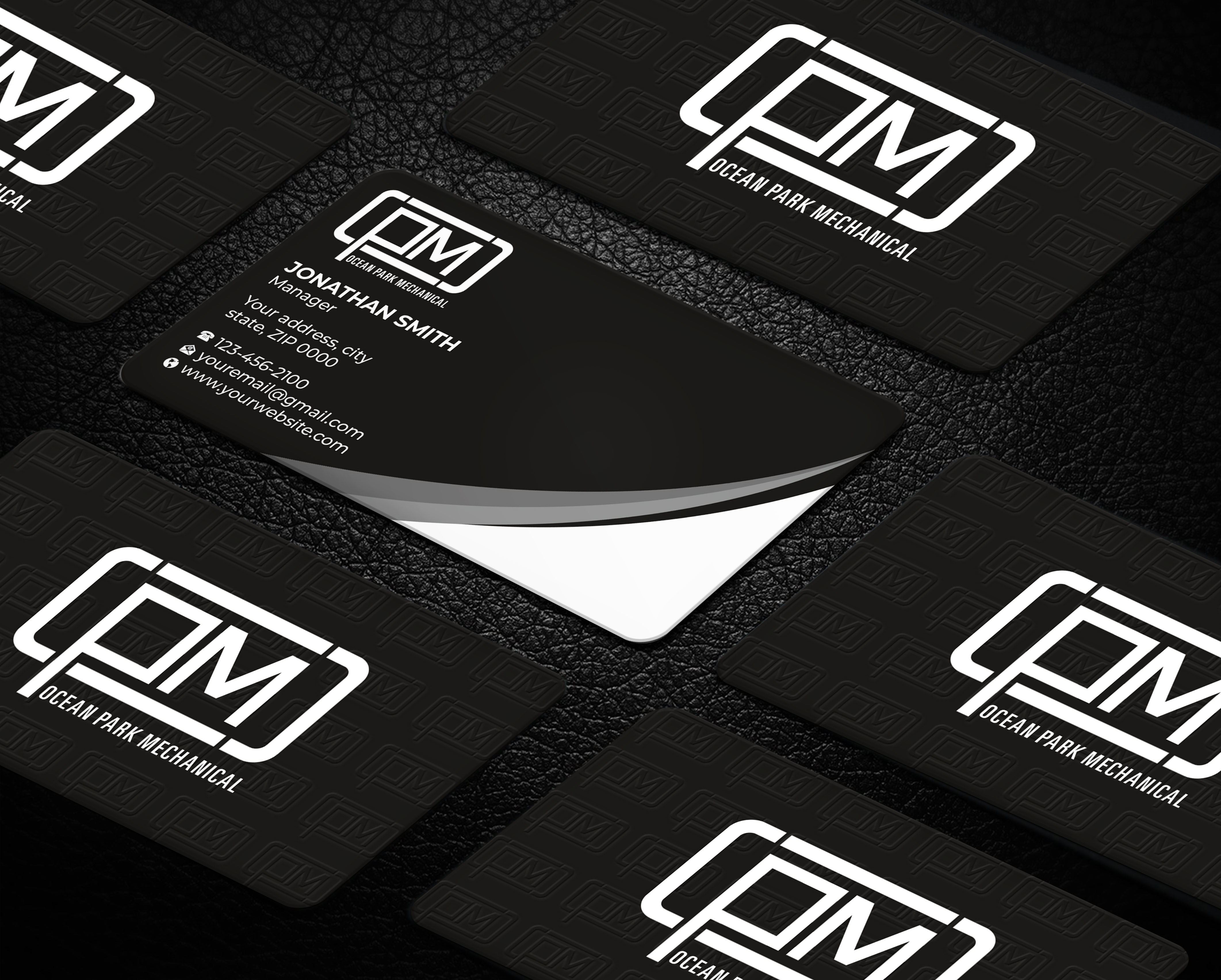 Business Card Design by Imagine design000 for Ocean Park Mechanical | Design #34203872