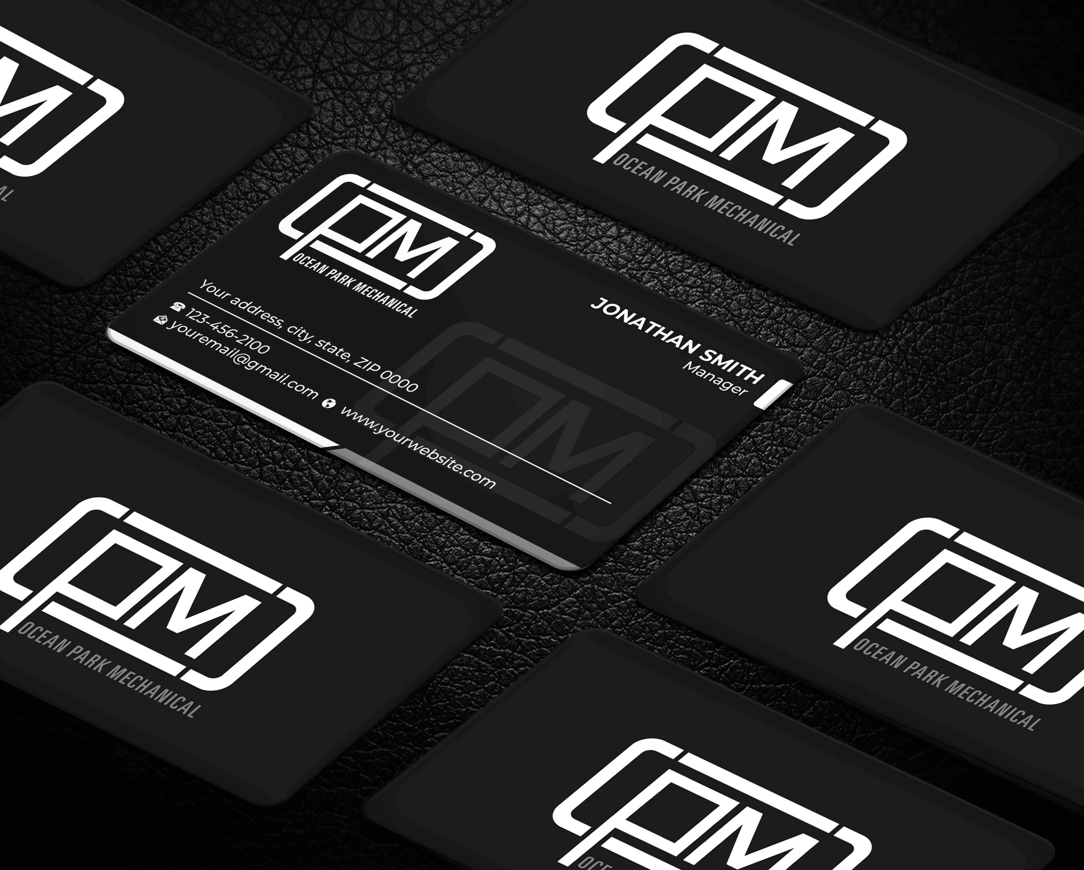 Business Card Design by Imagine design000 for Ocean Park Mechanical | Design #34203873