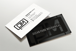 Business Card Design by Imagine design000 for Ocean Park Mechanical | Design: #34462607