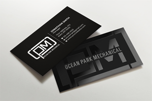 Business Card Design by Imagine design000 for Ocean Park Mechanical | Design: #34462649