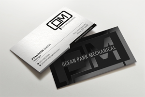 Diseño de Tarjeta de Presentación por Imagine design000 para Ocean Park Mechanical | Diseño: #34462652