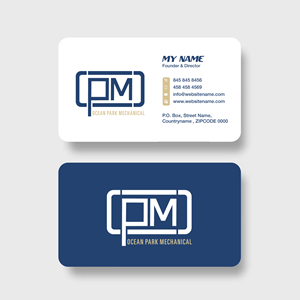 Business Card Design by Isu-D for Ocean Park Mechanical | Design: #34214630