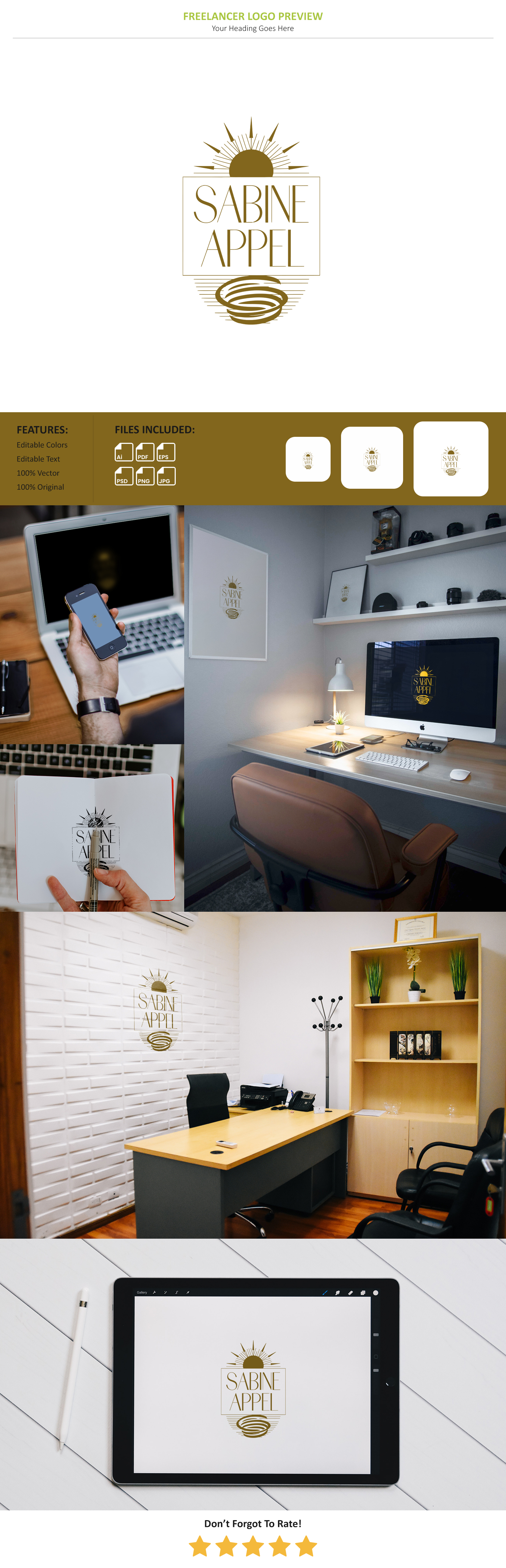 Logo Design by VectorForge for Sabine Appel | Design #34206340