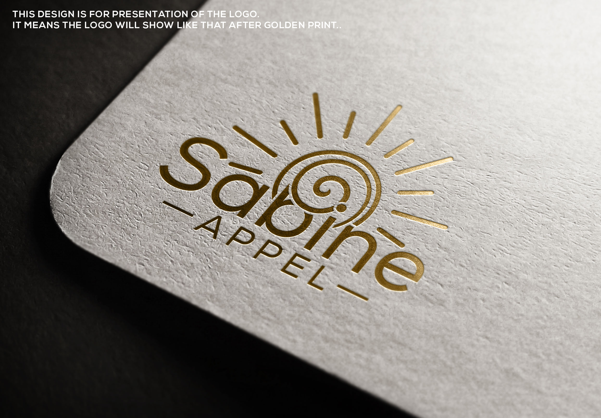 Logo Design by Helen. for Sabine Appel | Design #34201270