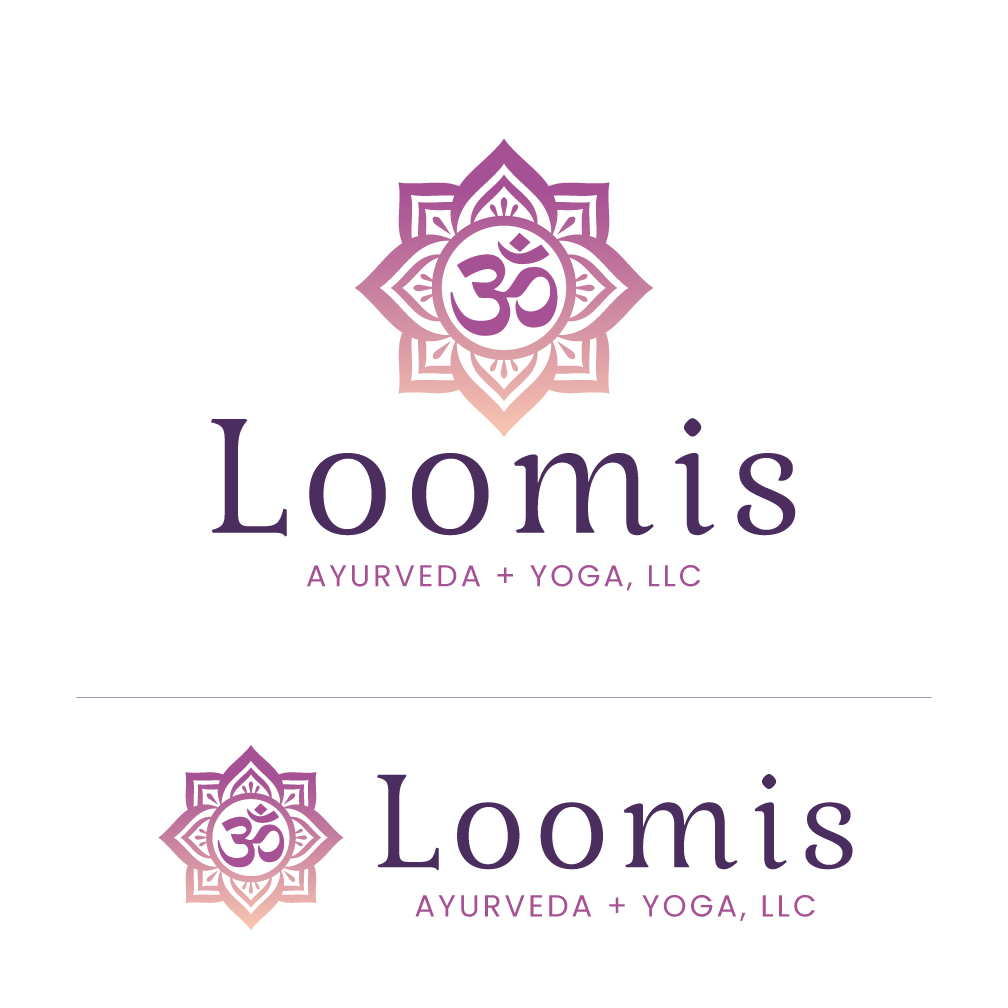 Logo Design by Franabanana for Loomis Ayurveda + Yoga, LLC  | Design #34213095