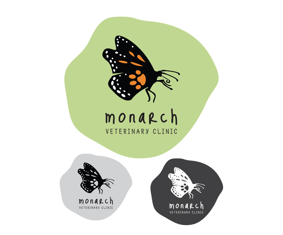 Diseño de Logo por Tanjster para Monarch Veterinary Clinic | Diseño #34211549