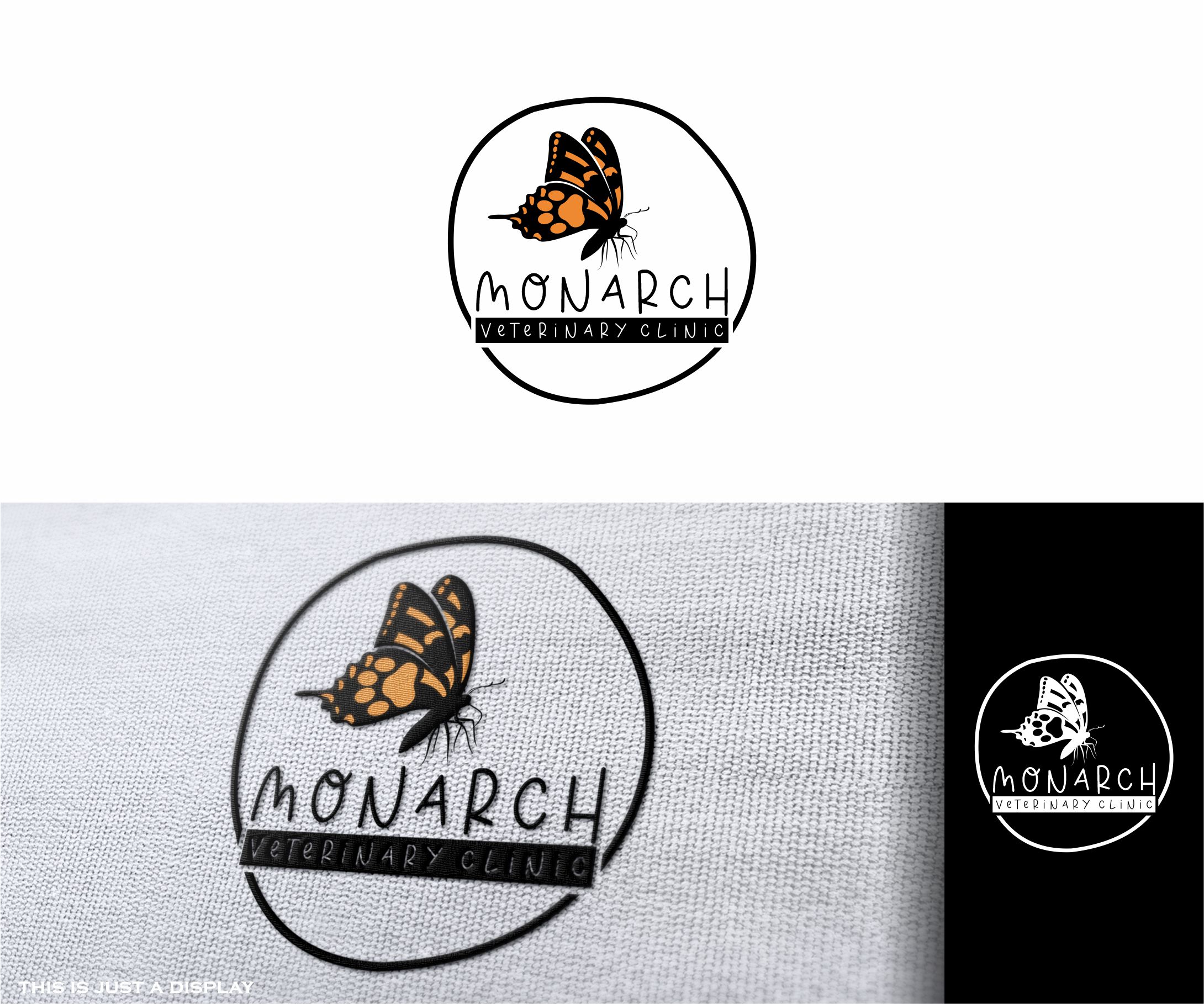 Logo Design by alkaline for Monarch Veterinary Clinic | Design #34201960