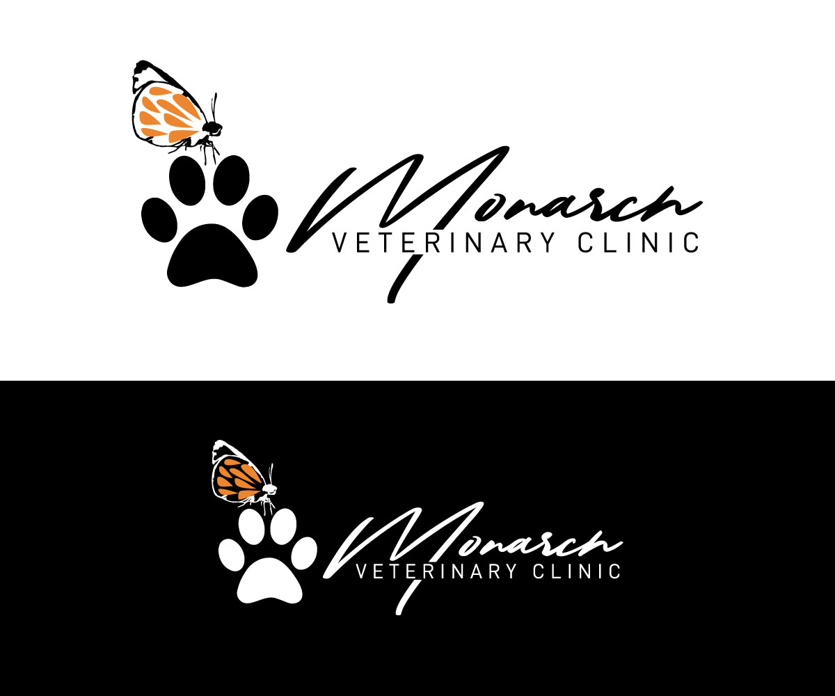 Diseño de Logo por Kavth para Monarch Veterinary Clinic | Diseño #34227488
