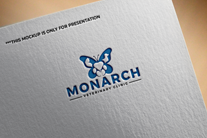 Diseño de Logo por Widi Nalendra para Monarch Veterinary Clinic | Diseño: #34200782