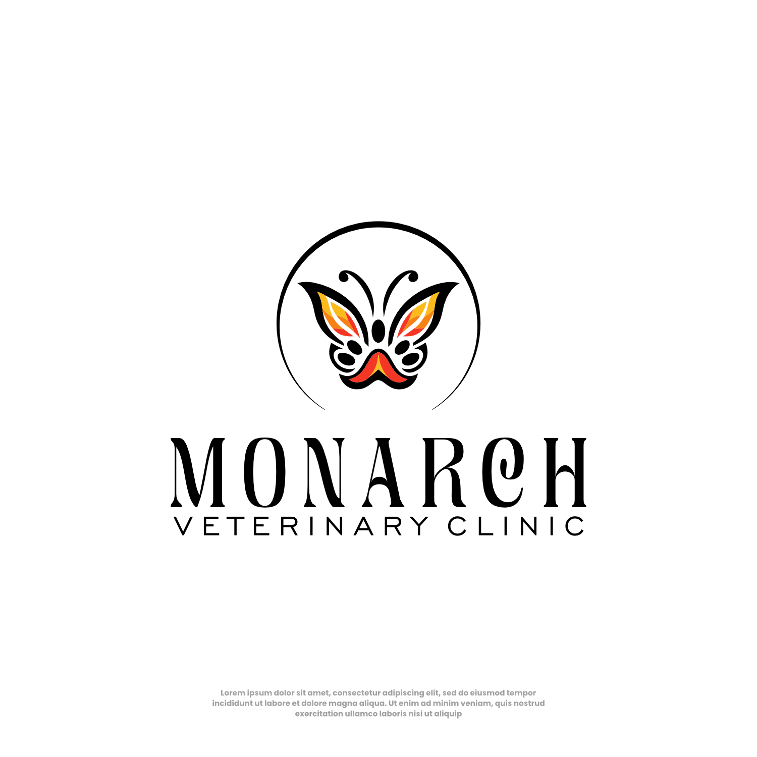 Diseño de Logo por Kenshin777 para Monarch Veterinary Clinic | Diseño #34206941