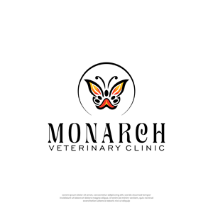 Diseño de Logo por Kenshin777 para Monarch Veterinary Clinic | Diseño: #34206941