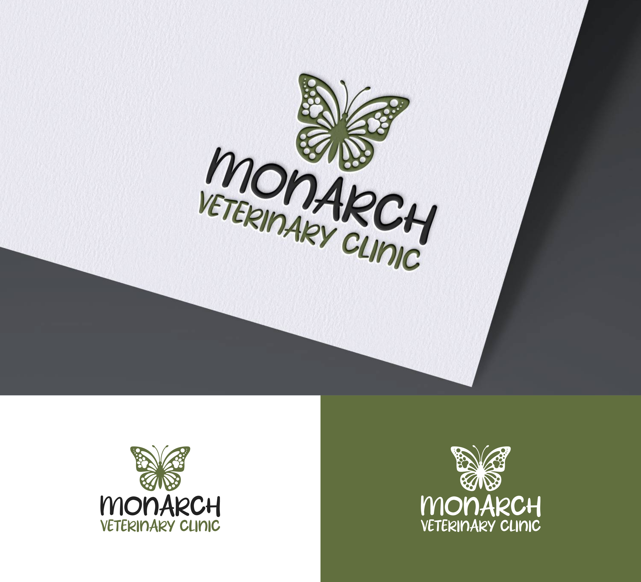 Design de Logo par Zaid Al Faqih pour Monarch Veterinary Clinic | Design #34249374