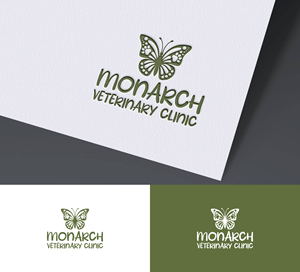 Diseño de Logo por Zaid Al Faqih para Monarch Veterinary Clinic | Diseño: #34249375