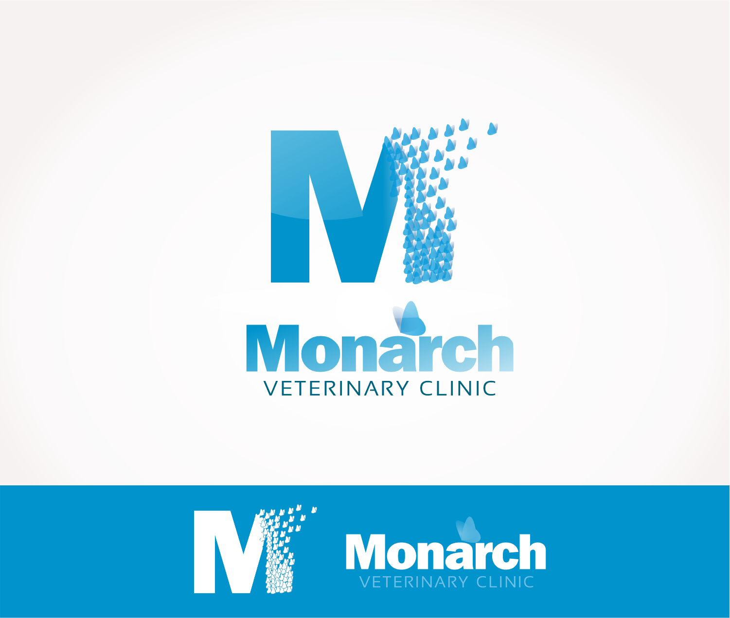 Diseño de Logo por AwesoMind para Monarch Veterinary Clinic | Diseño #34249344