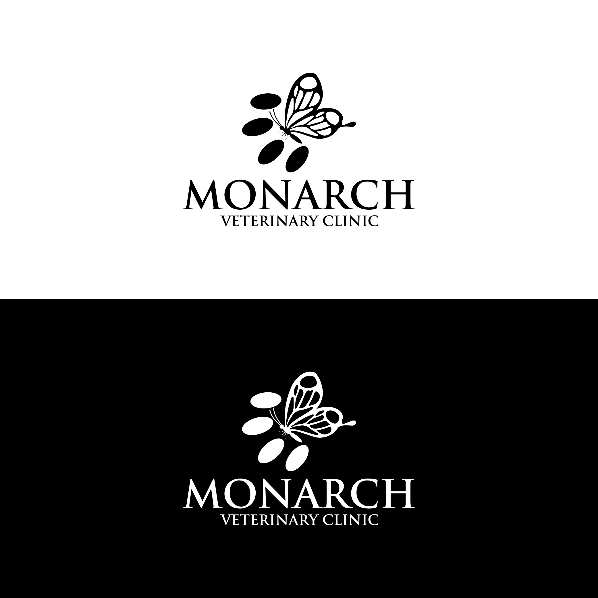 Diseño de Logo por healer1617 para Monarch Veterinary Clinic | Diseño #34200693