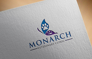 Diseño de Logo por leooo para Monarch Veterinary Clinic | Diseño: #34248171