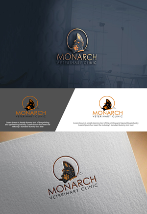 Diseño de Logo por sulemani  creation para Monarch Veterinary Clinic | Diseño: #34205404