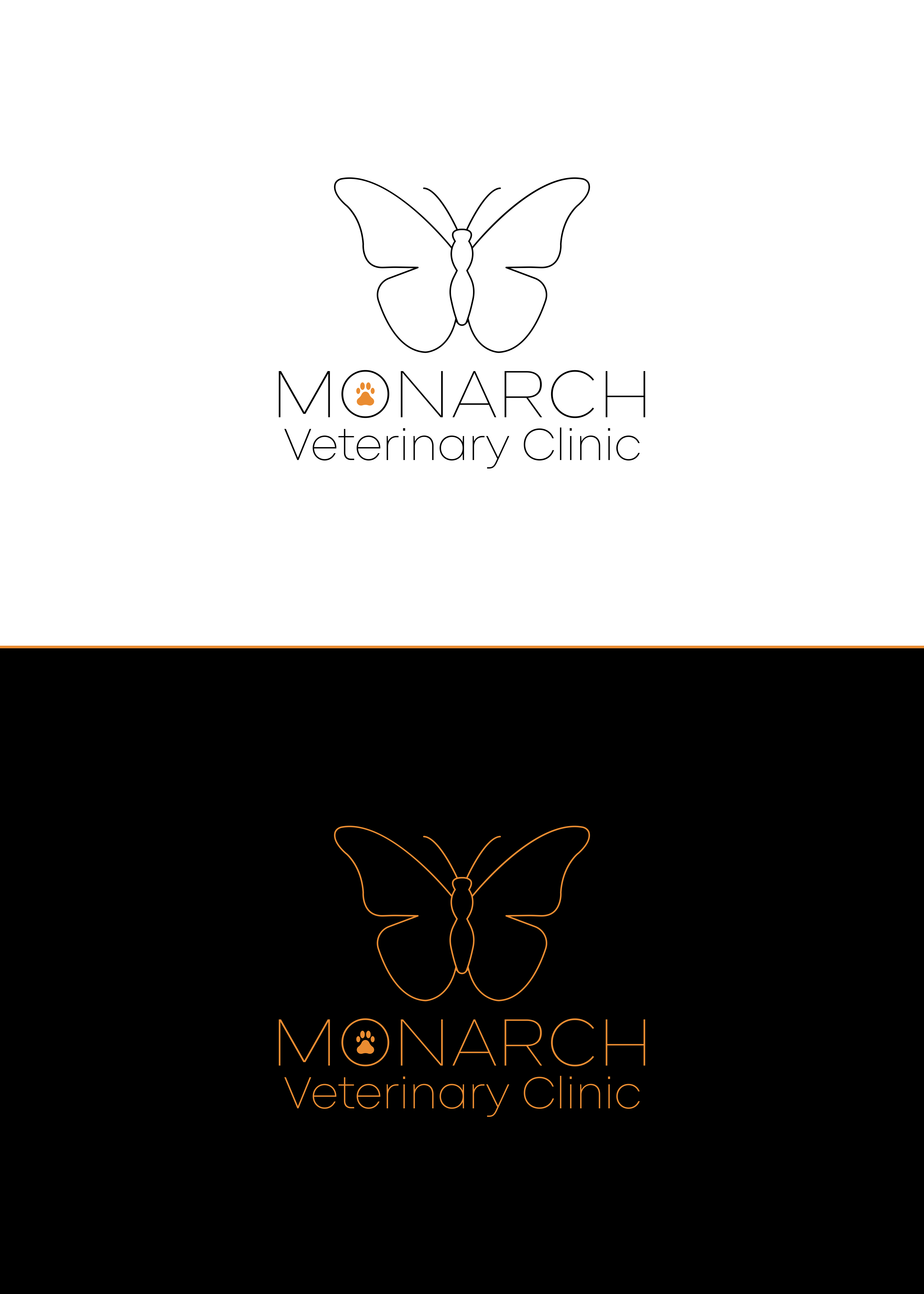Logo Design by Afika_YN for Monarch Veterinary Clinic | Design #34247298