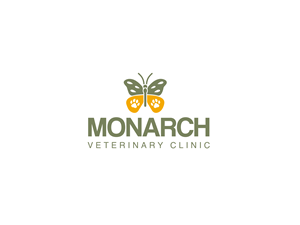 Diseño de Logo por Emjey Design para Monarch Veterinary Clinic | Diseño: #34216412