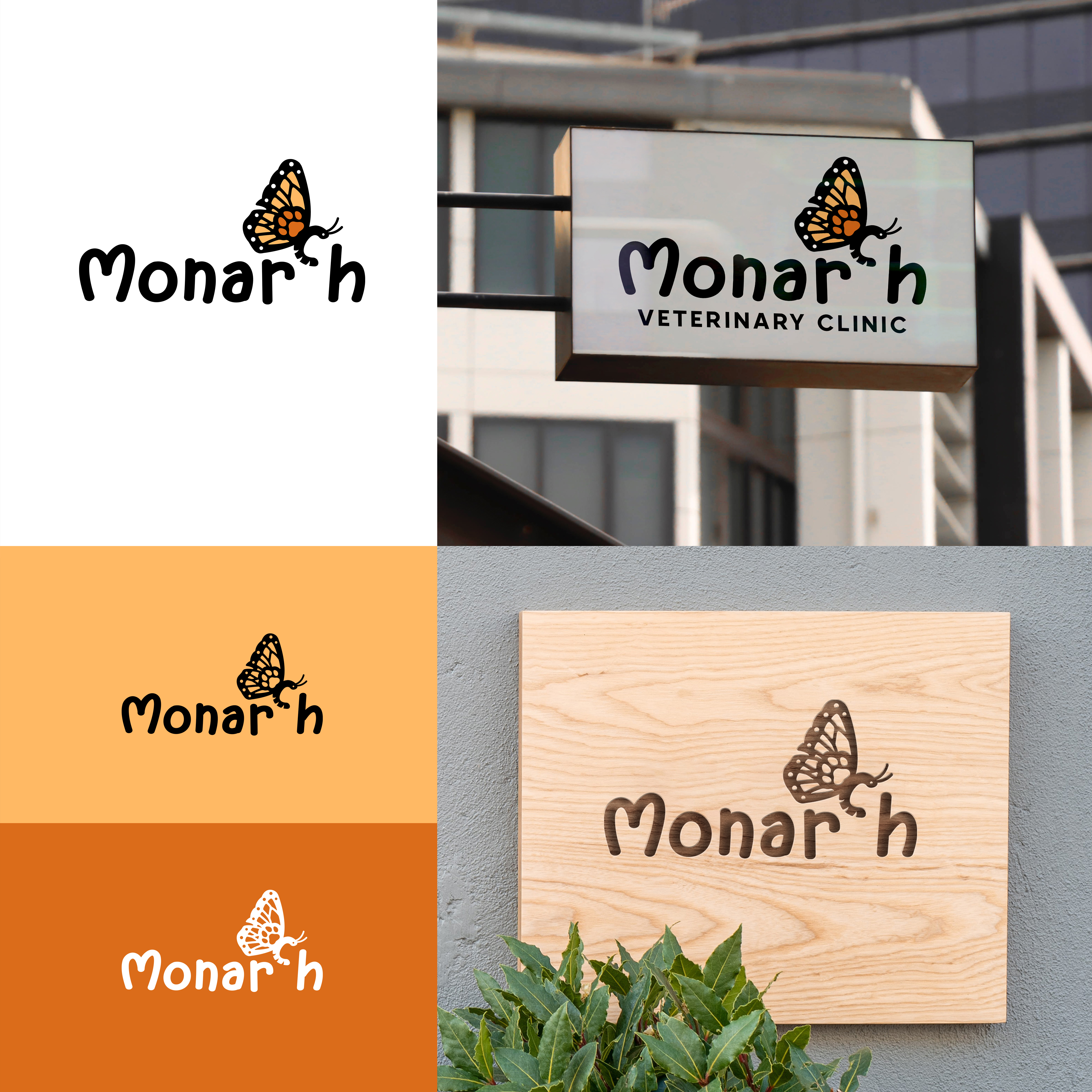 Design de Logo par Don Perez pour Monarch Veterinary Clinic | Design #34203206