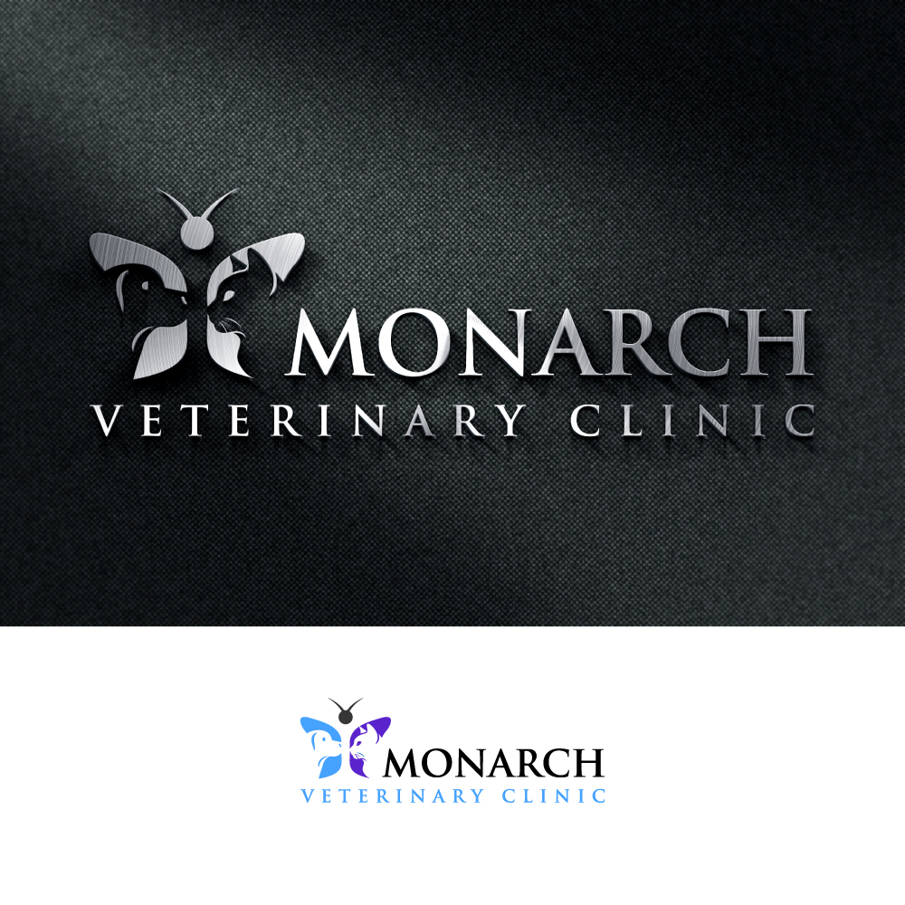 Diseño de Logo por Hamza  Al-Muttalib para Monarch Veterinary Clinic | Diseño #34205476