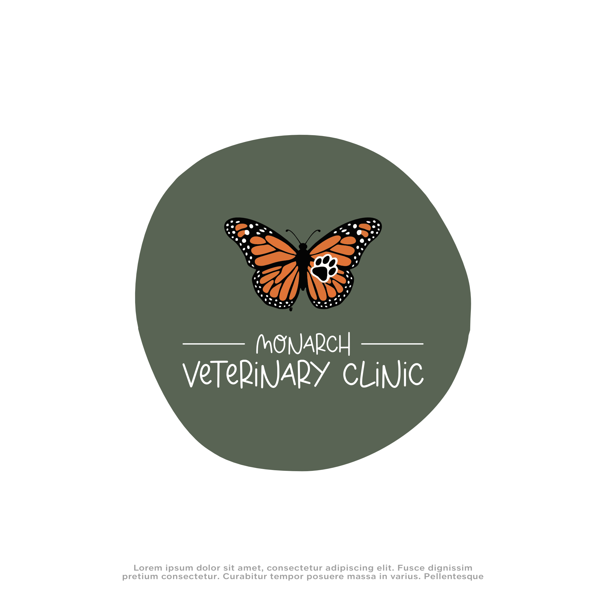 Logo Design by win it for Monarch Veterinary Clinic | Design #34201622