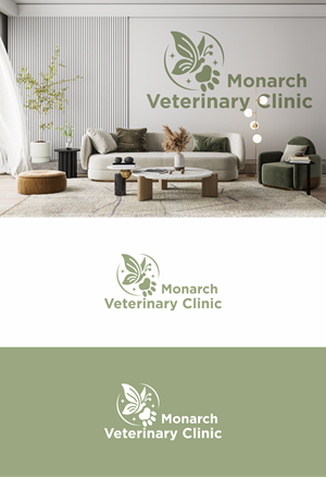 Diseño de Logo por Nakumi para Monarch Veterinary Clinic | Diseño: #34218226