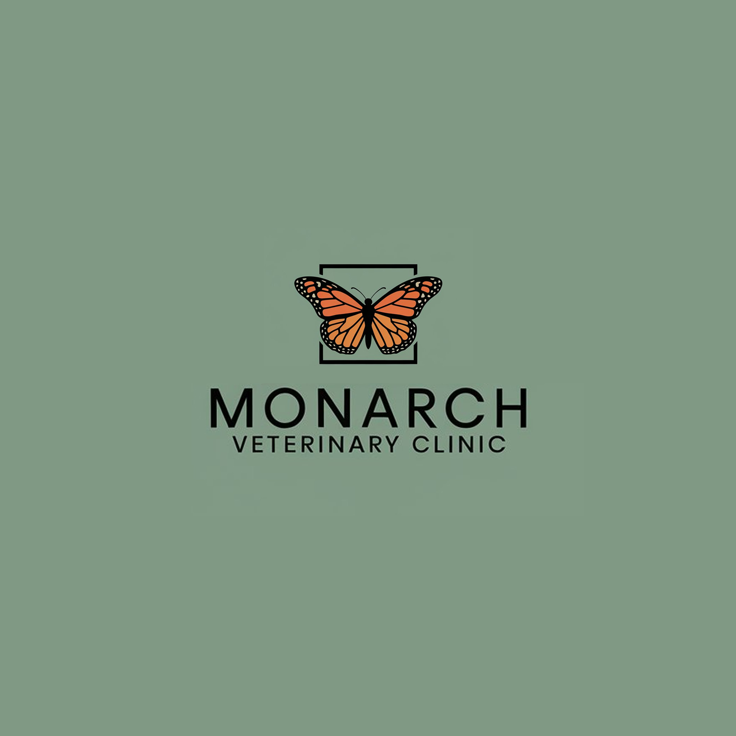Logo Design by Zaiyna 00 for Monarch Veterinary Clinic | Design #34209748