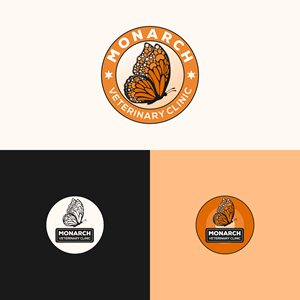 Logo Design by Seblak_Studio for Monarch Veterinary Clinic | Design #34202712