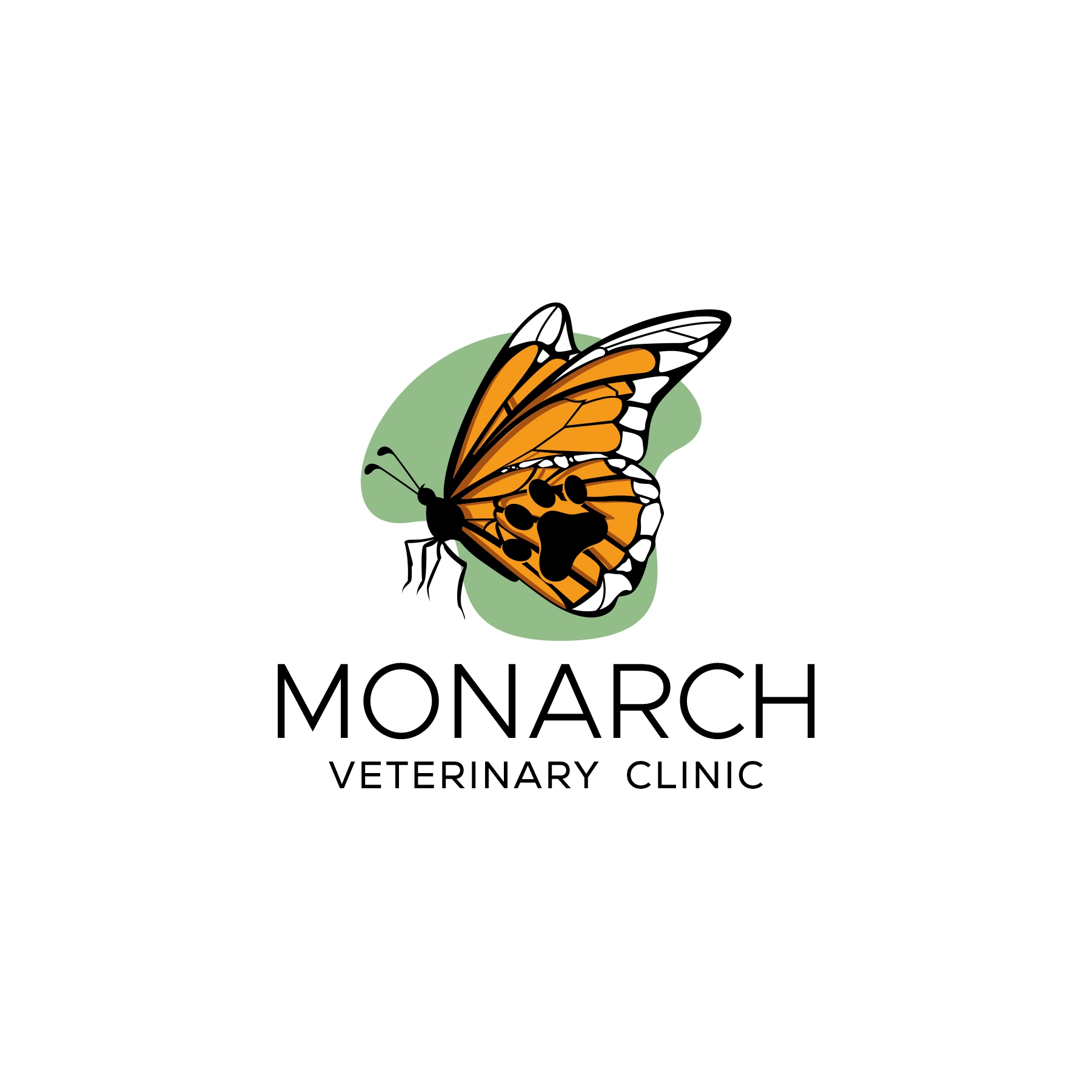 Logo Design by debdesign for Monarch Veterinary Clinic | Design #34211988