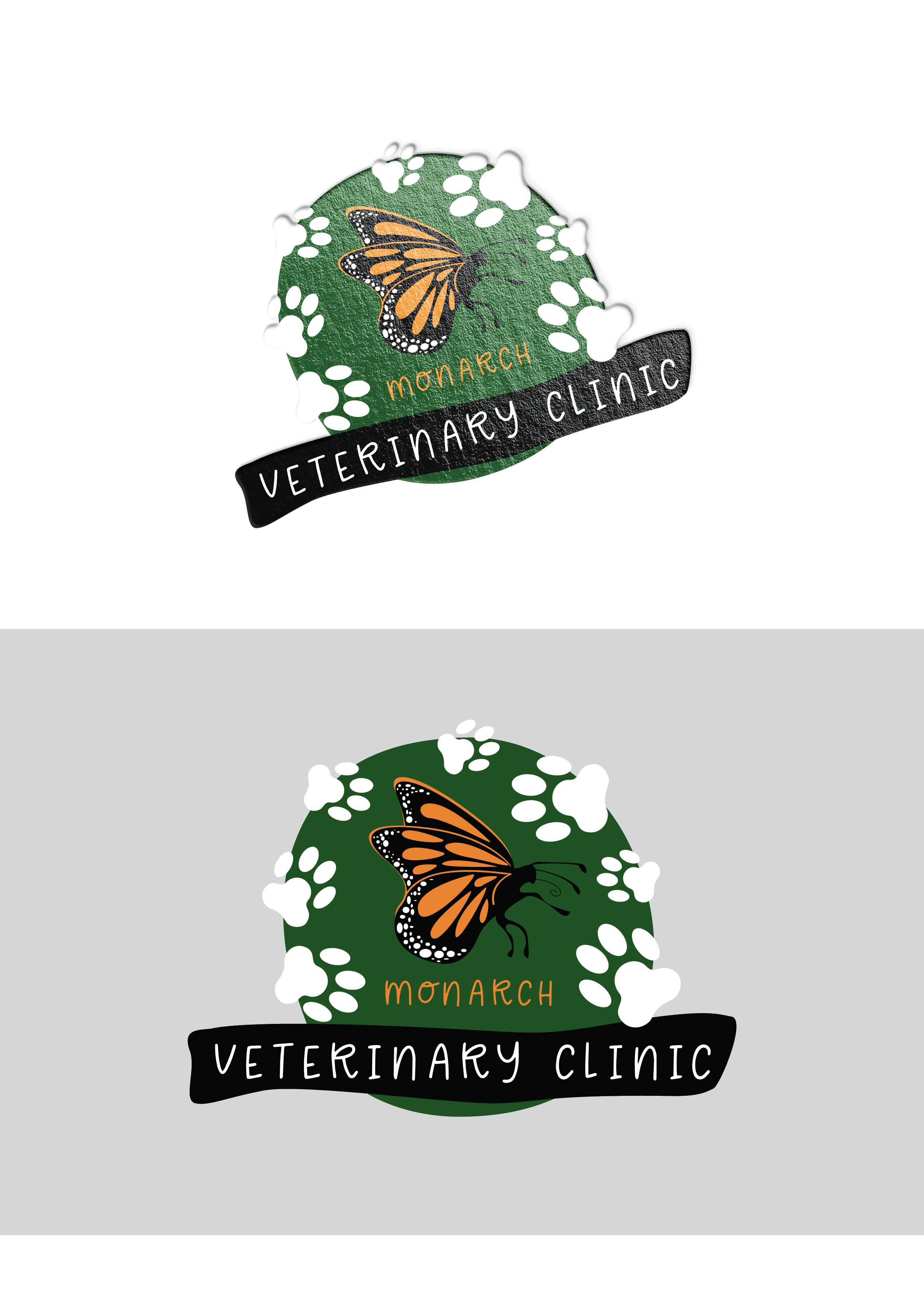 Diseño de Logo por senthilgraphicschennai78 para Monarch Veterinary Clinic | Diseño #34219221