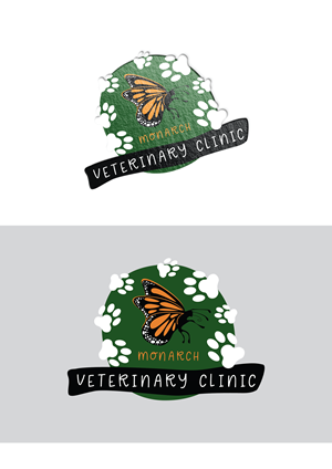 Diseño de Logo por senthilgraphicschennai78 para Monarch Veterinary Clinic | Diseño: #34219221
