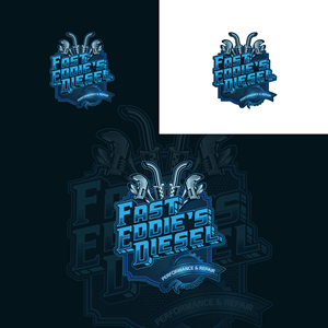 Sticker Design by alrey_art for Fast Eddie’s diesel repair and performance llc  | Design: #34216679