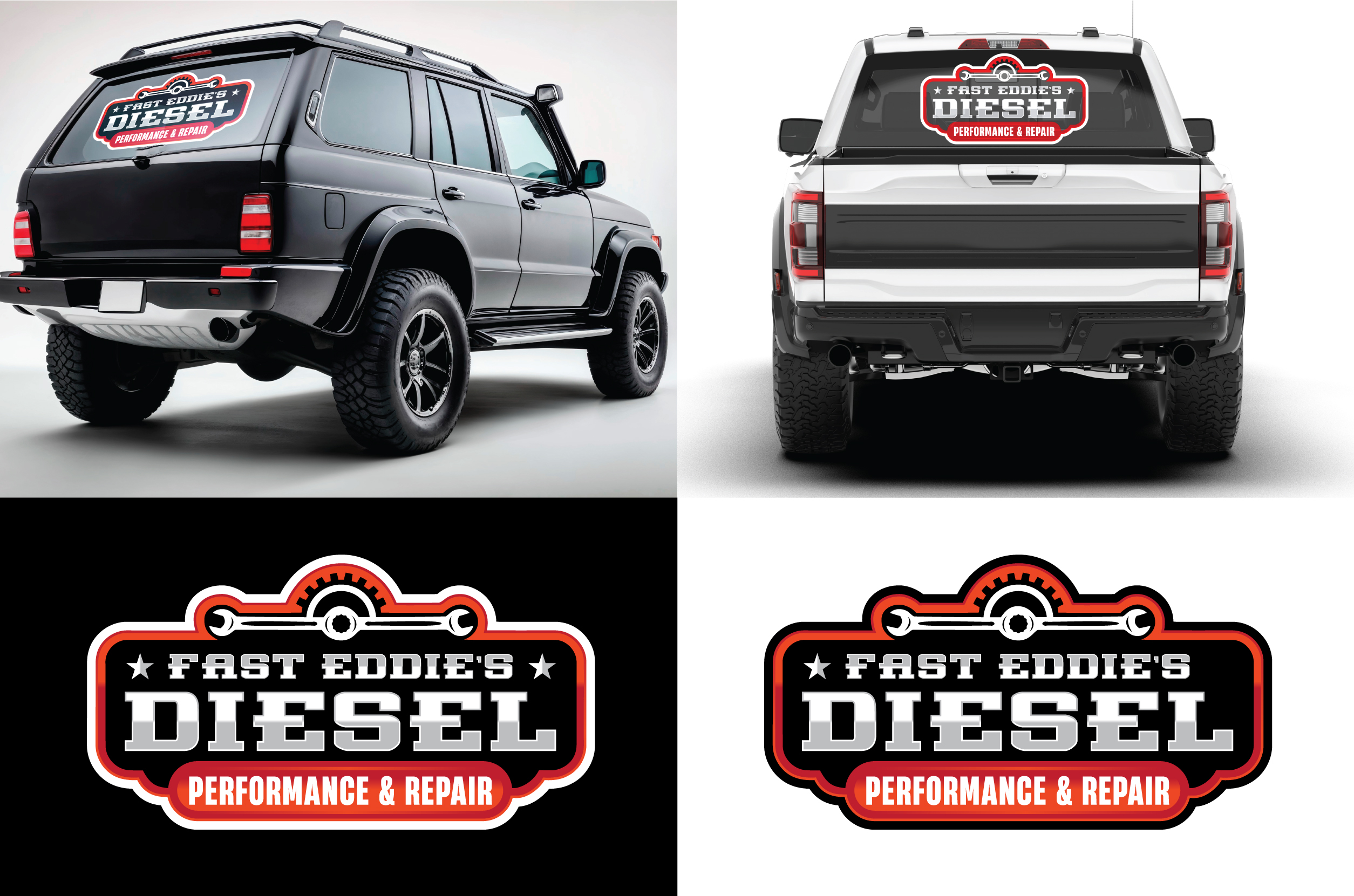 Sticker Design by Impressive Sol for Fast Eddie’s diesel repair and performance llc  | Design #34221432
