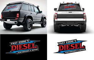 Sticker Design by Impressive Solutions for Fast Eddie’s diesel repair and performance llc  | Design: #34221866