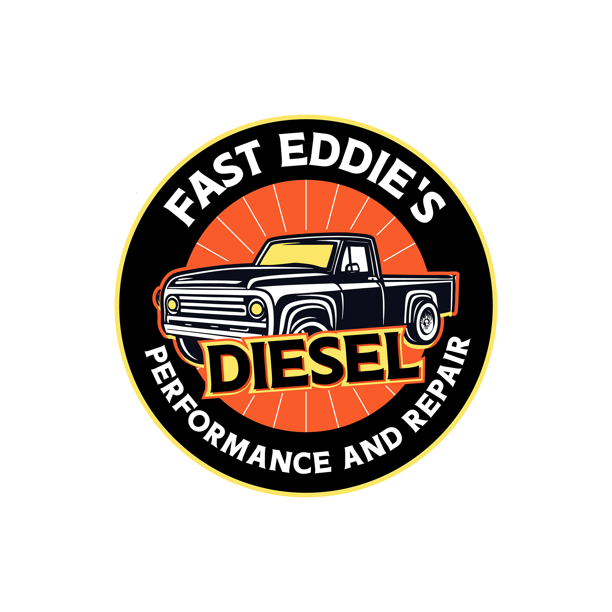 Aufkleber-Design von Graphic Guy für Fast Eddie’s diesel repair and performance llc  | Design #34205881