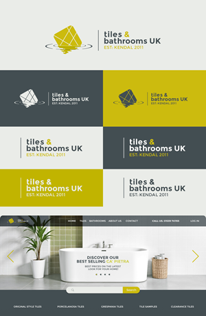 Logo Design by Zarina Tama for Kendal Tile and Stone | Design: #34300393