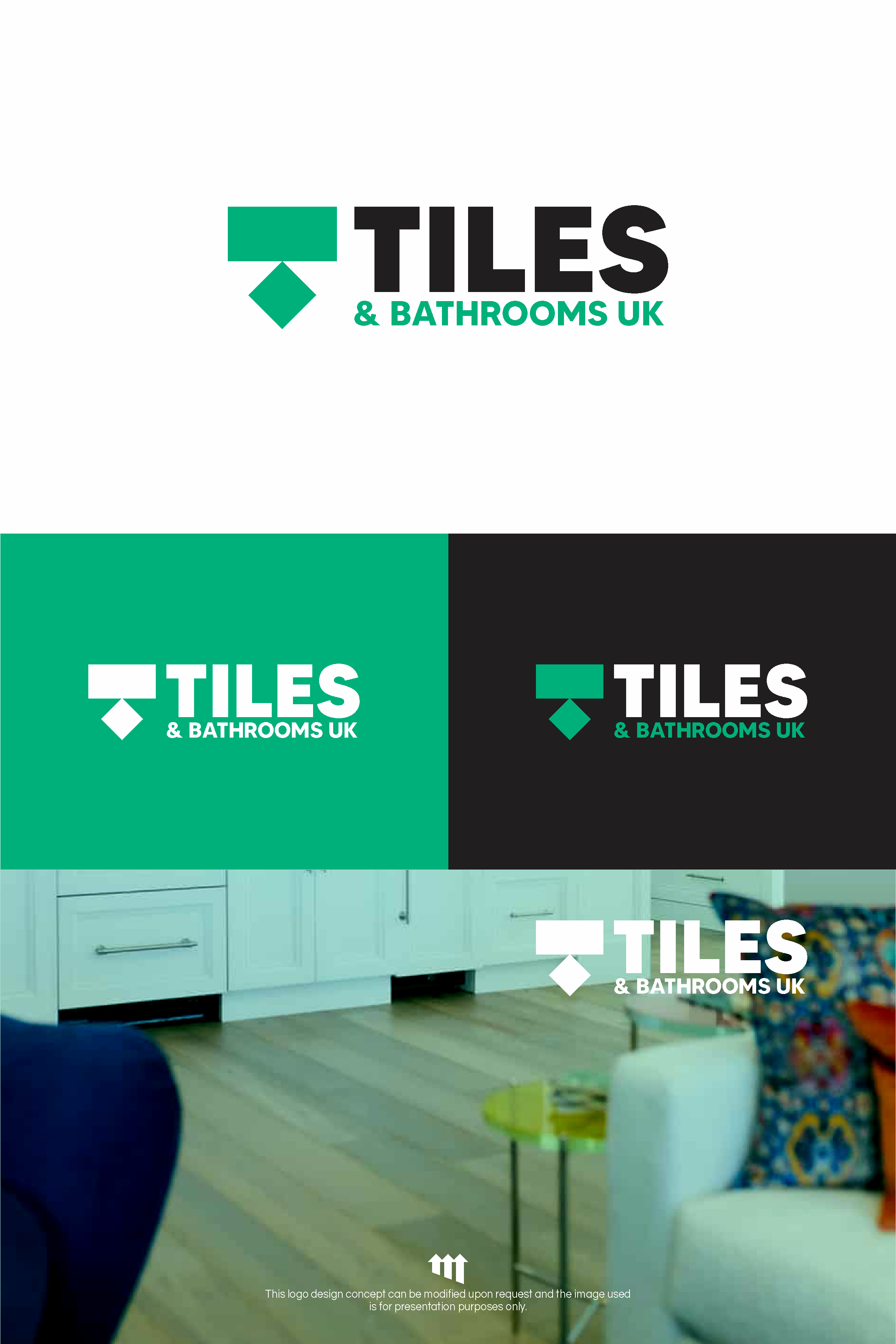 Logo Design by MBARO for Kendal Tile and Stone | Design #34256923