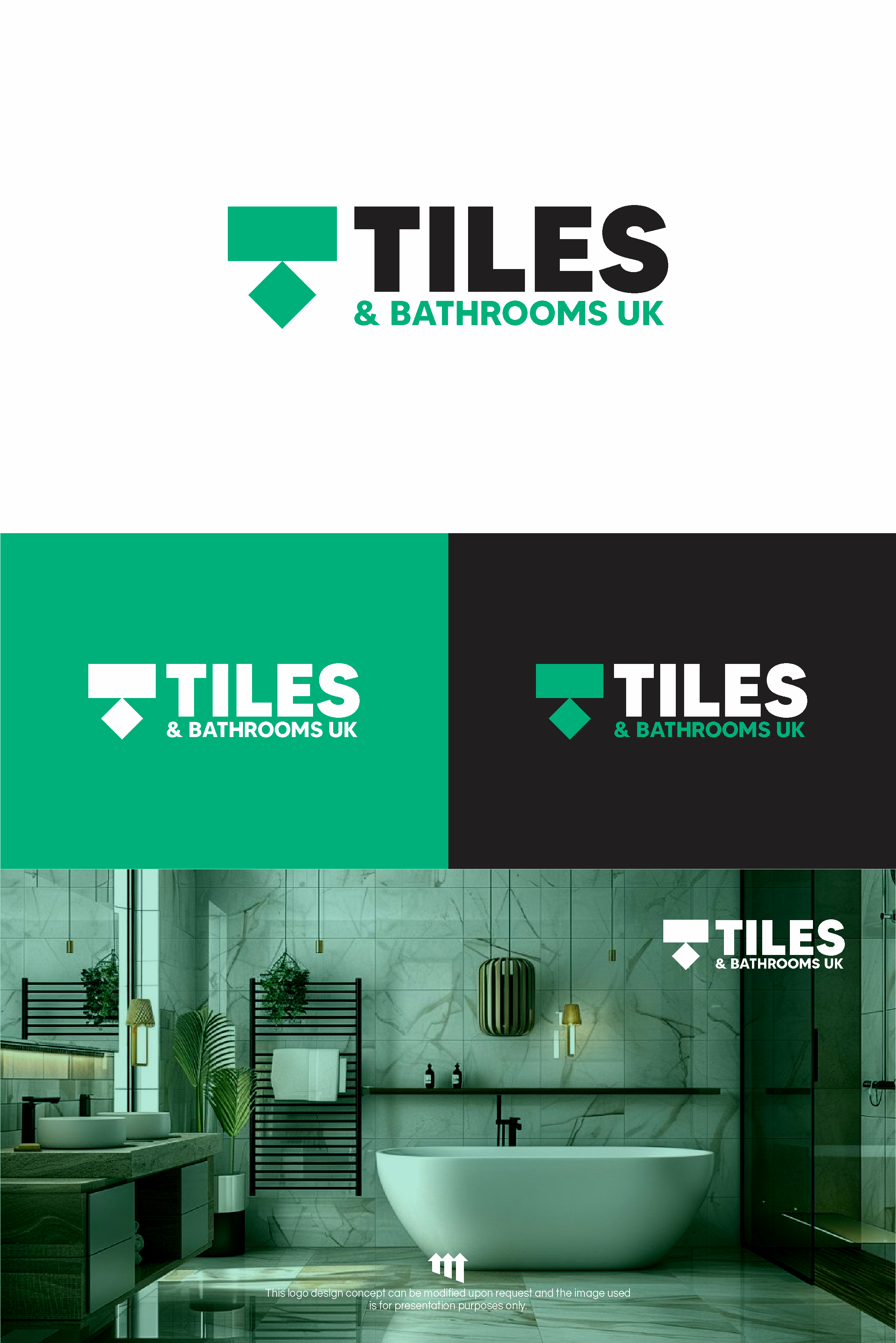 Logo Design by MBARO for Kendal Tile and Stone | Design #34256928