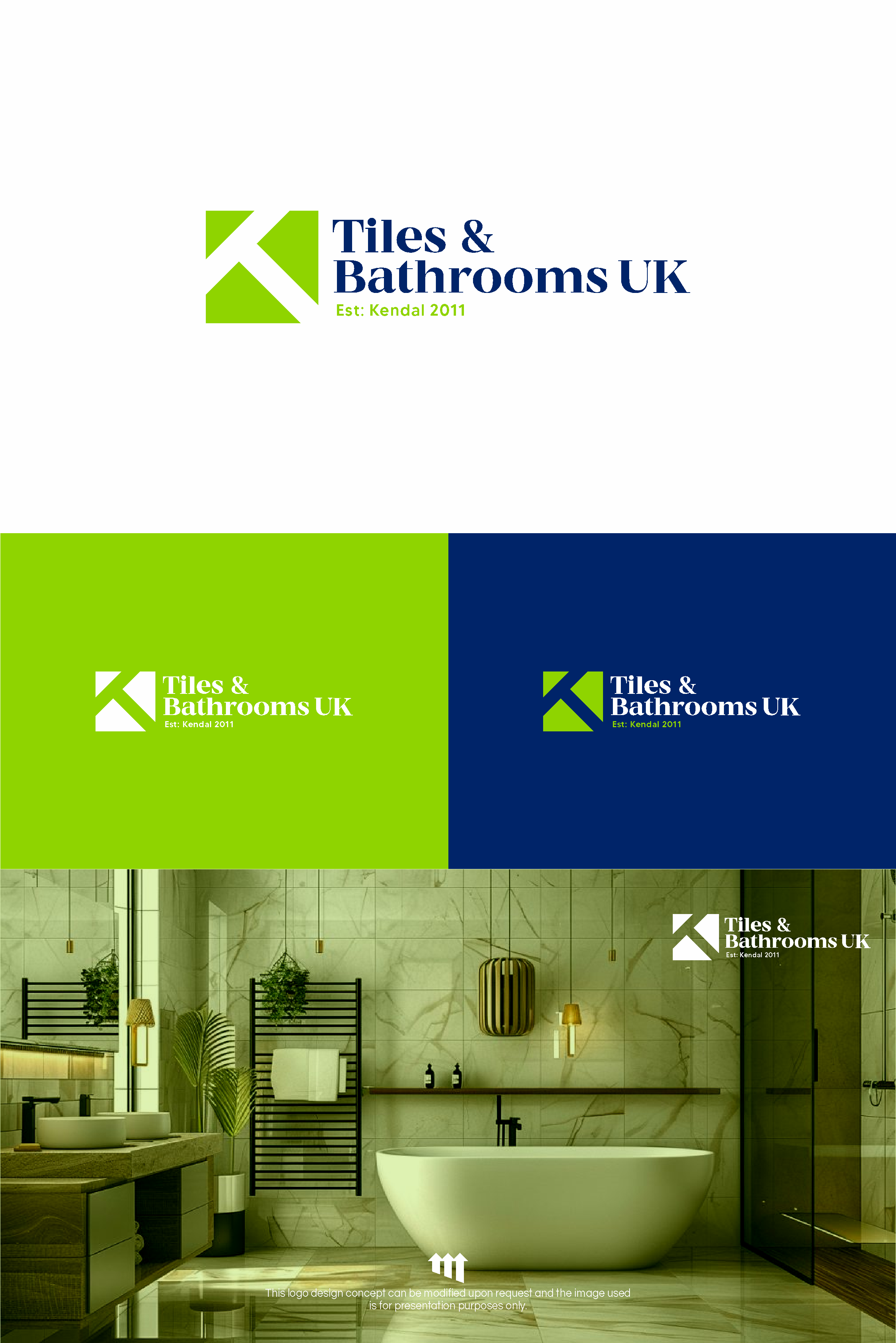 Logo Design by MBARO for Kendal Tile and Stone | Design #34257121