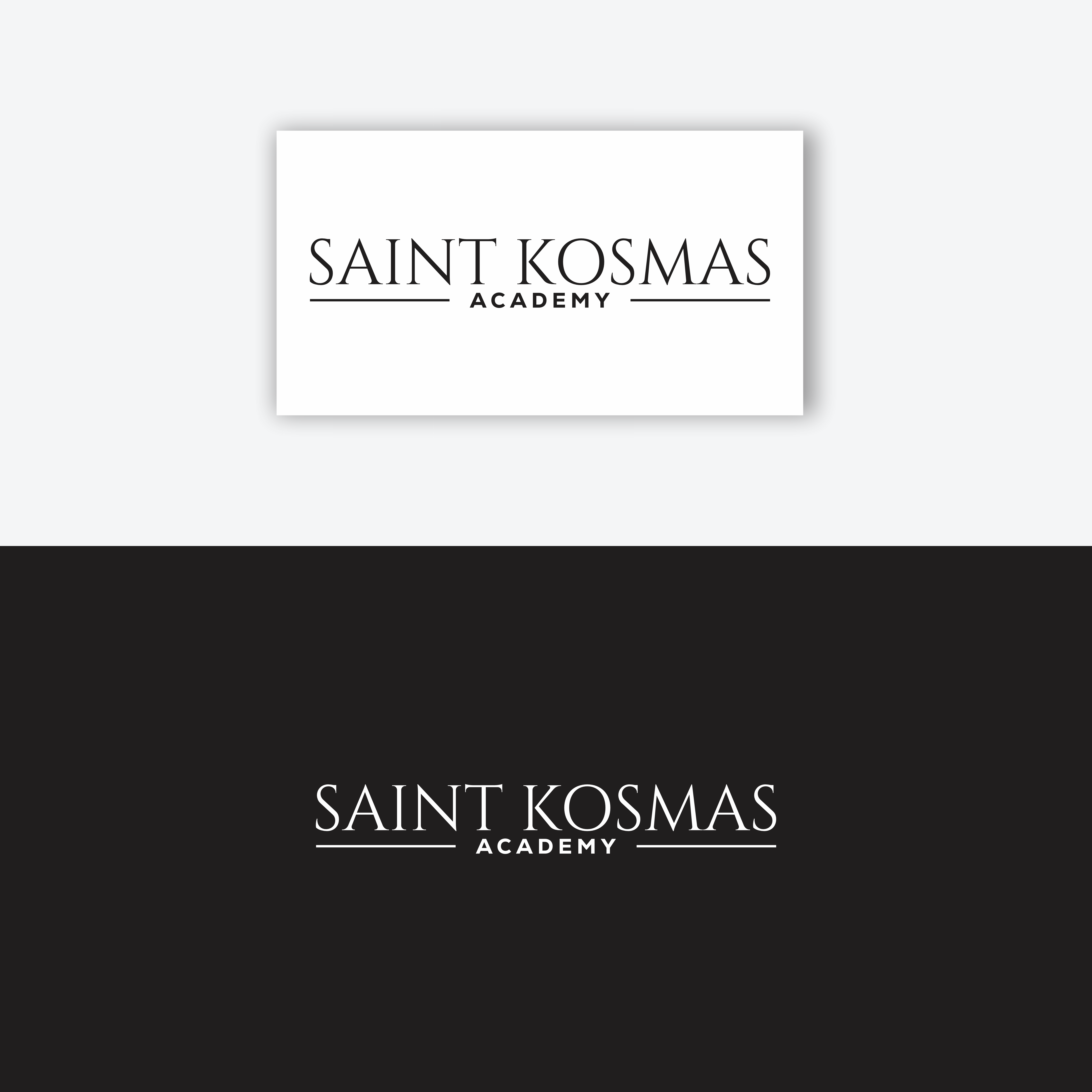 Logo Design by cahdesign for Saint Kosmas Academy Inc | Design #34216213