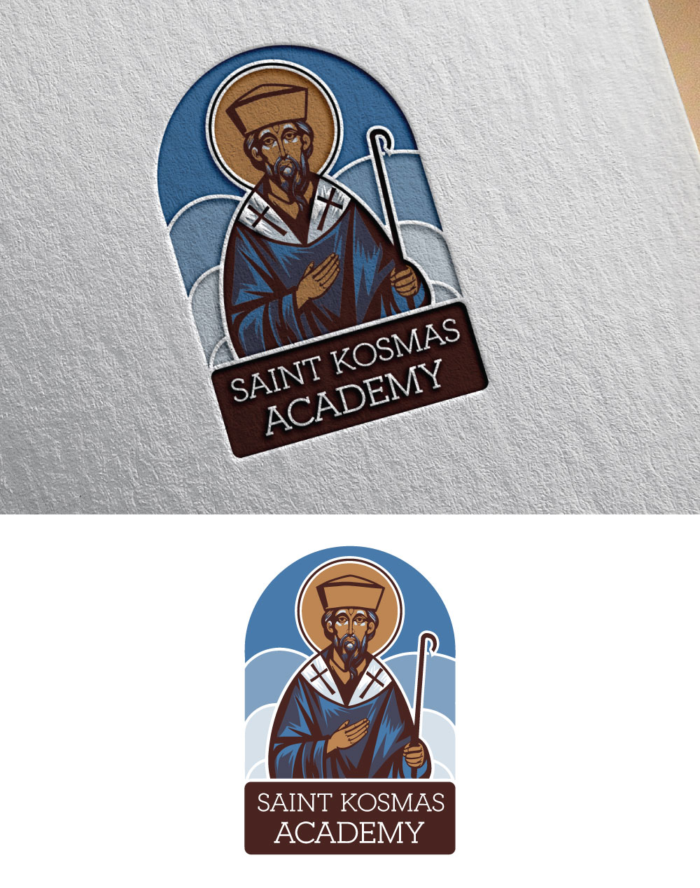 Logo Design by bute for Saint Kosmas Academy Inc | Design #34232672