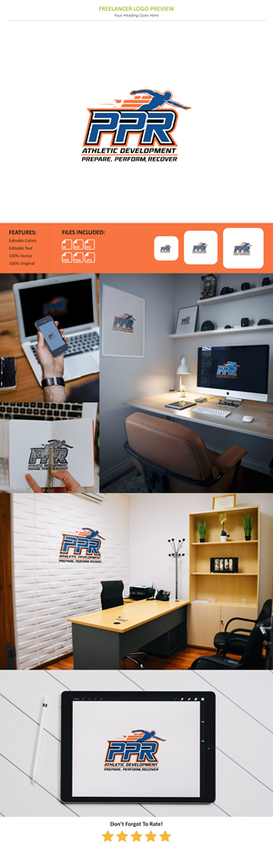 Logo Design by VectorForge for PPR Athletic Development | Design: #34225320