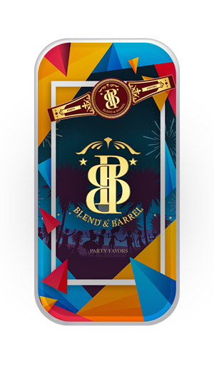 Brand Artwork for a metal cigar carrying case