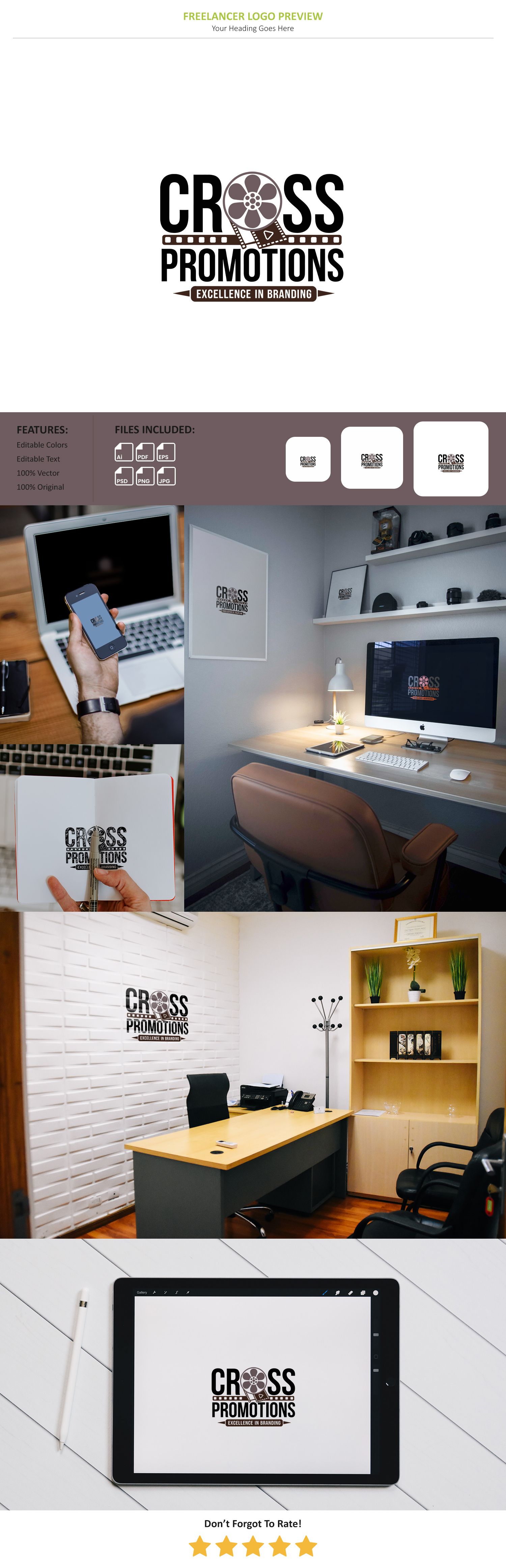 Logo Design by VectorForge for Cross Promotions | Design #34221934